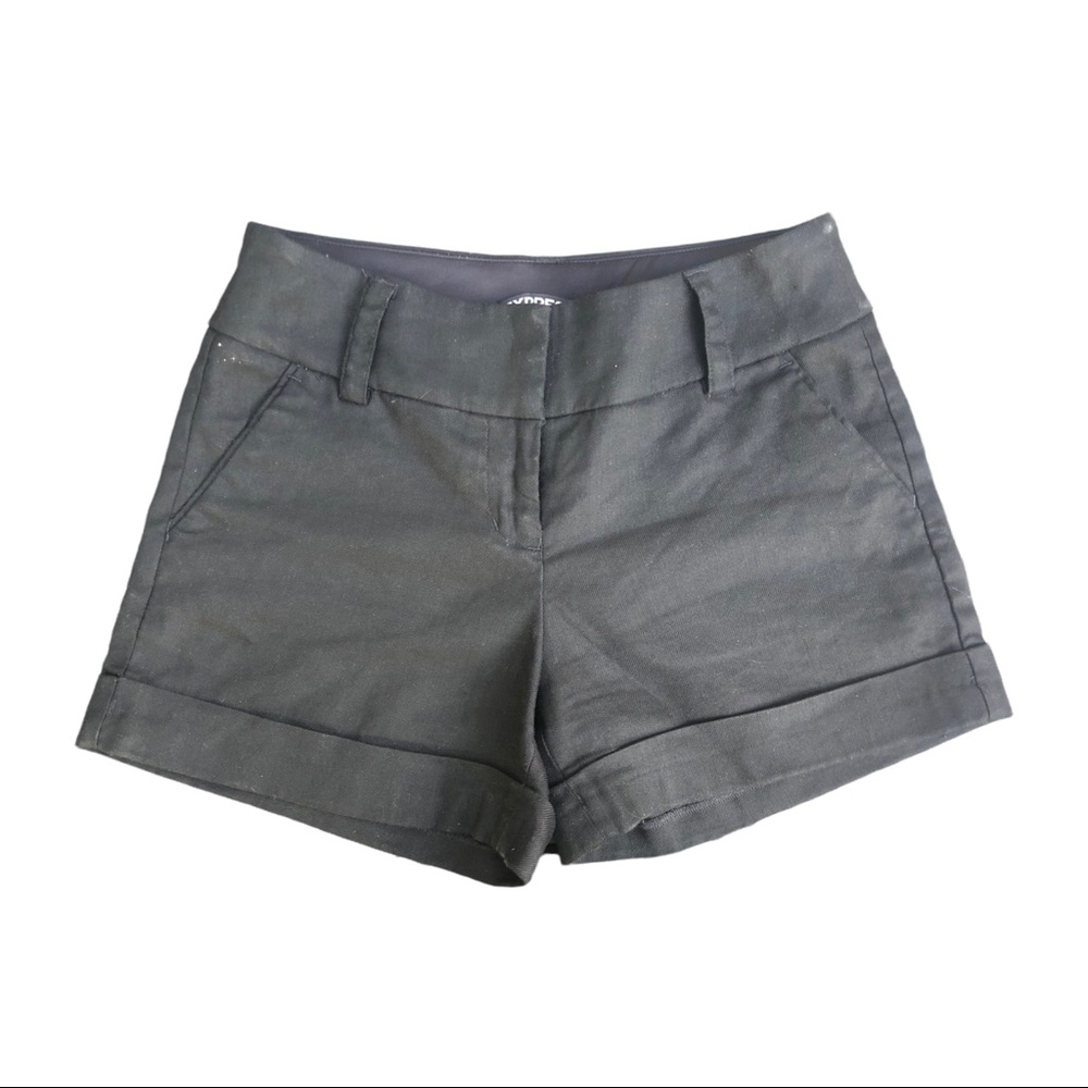 Express High Waist Black Shorts size 00 professional style